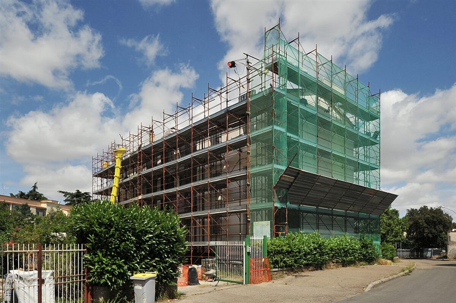 Cantiere di riqualificazione